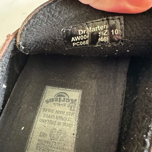 Vintage Men\'s Dr. Martens made in England Platform Oxford / Leather / 10 main image 9